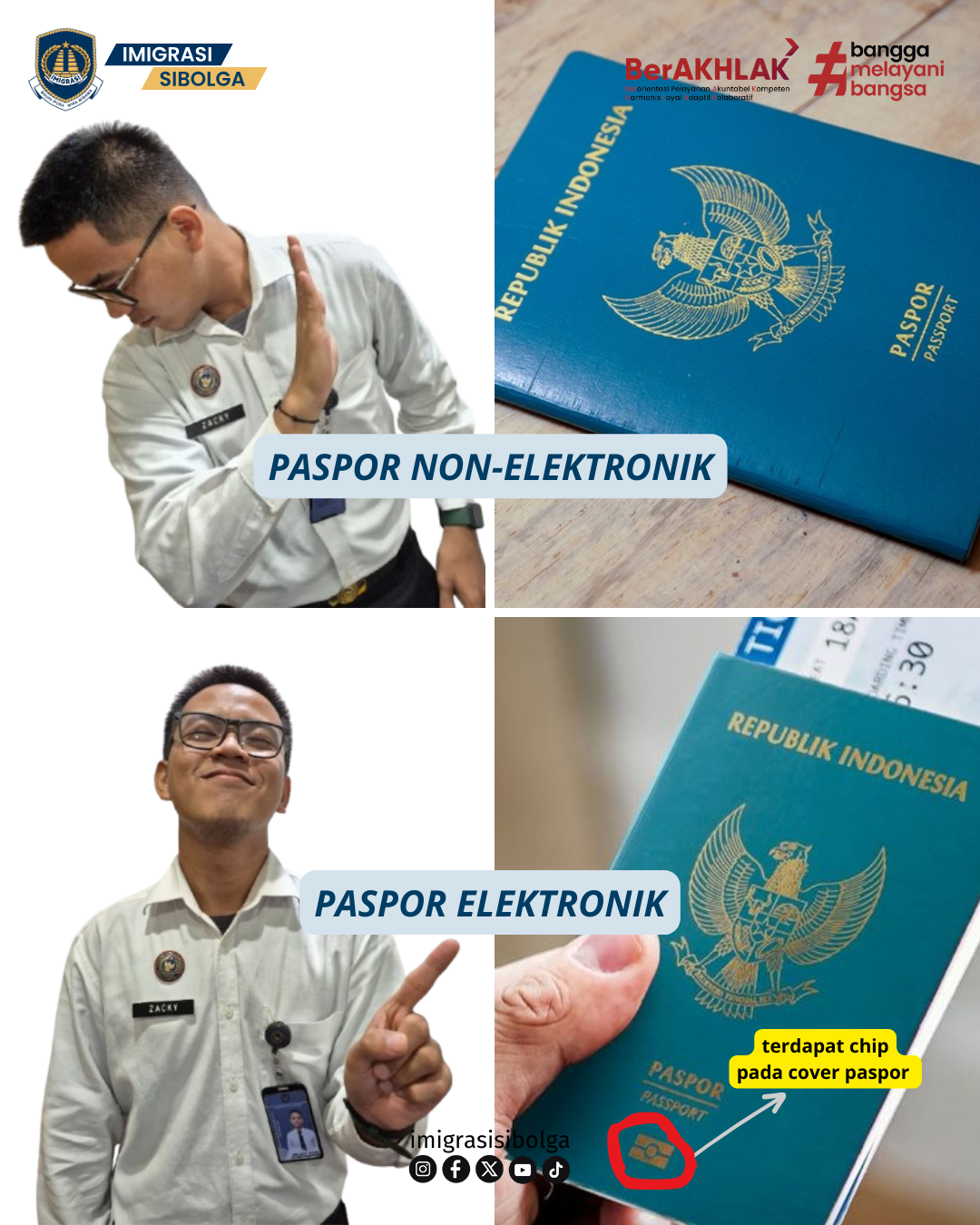 Paspor Non Elektronik VS Paspor Elektronik Bang Zacky